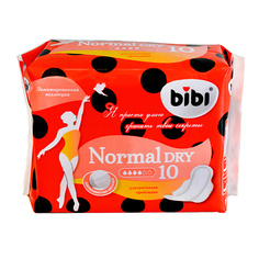 Прокладки гигиенические BIBI Прокладки для критических дней Normal Dry 10