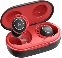 Наушники беспроводные AccesStyle Fiesta TWS Red BT 5.2, до 10 м