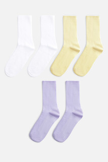 набор носков женских (3 пары) Набор носков высоких цветных из вискозы (3 пары) Befree