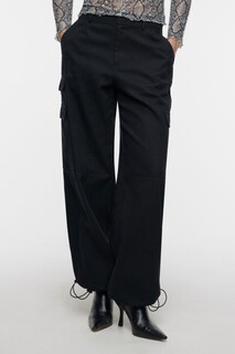 брюки женские Брюки-парашюты широкие хлопковые с карманами карго Befree