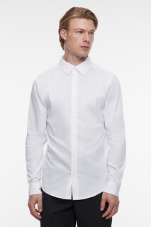 верхняя сорочка мужская Рубашка slim приталенная в классических цветах Befree