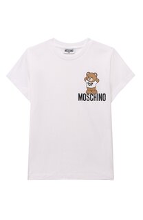 Хлопковая футболка Moschino