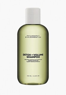 Шампунь Philosophy by Alex Kontier Detox + Volume Shampoo, для объема волос и чувствительной кожи головы 250 мл