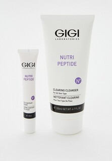 Набор для ухода за лицом Gigi Nutri-Peptide: крем-контур для век и гель для лица