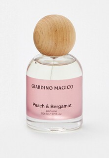 Парфюмерная вода Giardino Magico Peach & Bergamote, 50 мл