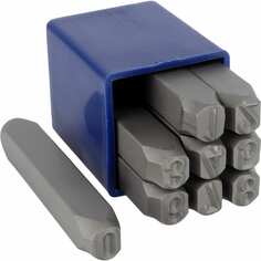 Набор стальных цифровых клейм Beril