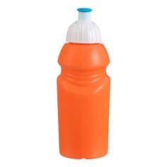 Бутылка для воды велосипедная, 400 мл, с поильником, 18 х 6.2 х 6.2 см, оранжевая NO Brand