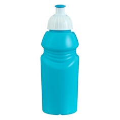 Бутылка для воды велосипедная, 400 мл, с соской, 18 х 6.2 х 6.2 см, голубая NO Brand