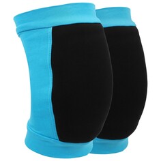 Наколенники для гимнастики и танцев с уплотнителем, р. l (от 15 лет), цвет бирюза/черный Grace Dance