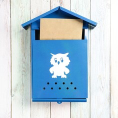 Ящик почтовый без замка (с петлей), вертикальный, NO Brand