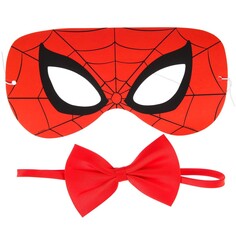 Набор карнавальный маска и бабочка, человек-паук Marvel