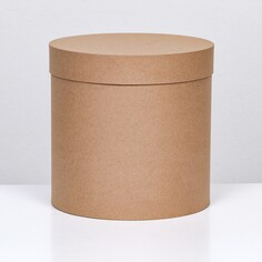 Шляпная коробка крафт , 23 х 23 см Upak Land