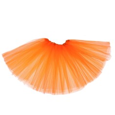 Карнавальная юбка трехслойная 4-6 лет, цвет оранжевый Страна Карнавалия