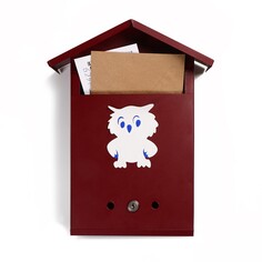 Ящик почтовый с замком, вертикальный, NO Brand