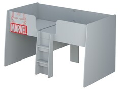 Кровати для подростков Подростковая кровать Polini kids Чердак Marvel 4105 Железный человек
