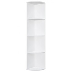 Шкафы Шкаф Polini Стеллаж Home Smart угловой радиусный 4 секции 142х29х29