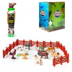 Игровые фигурки ABtoys Фигурка Юный натуралист Набор в тубе Домашние животные PT-01207