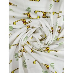 Пеленки Пеленка Папитто Муслиновая Жирафики 100х130 см