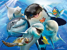 Пазлы Prime 3D Стерео пазл Океанское селфи (48 деталей)