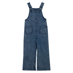 Комбинезоны и полукомбинезоны Playtoday Комбинезон текстильный джинсовый для девочки 12222204