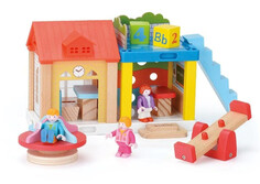 Деревянные игрушки Деревянная игрушка Наша Игрушка Игровой набор Домик ZYP201215-30