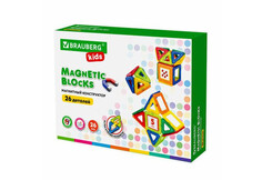 Конструкторы Конструктор Brauberg магнитный Magnetic Blocks-26 (26 деталей)