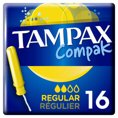 Гигиенические прокладки Tampax Женские Гигиенические тампоны с аппликатором Compak Regular 16 шт.