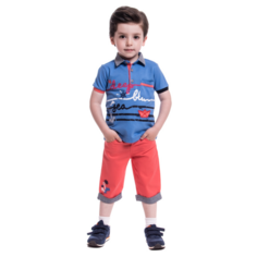 Комплекты детской одежды Cascatto Комплект одежды для мальчика (футболка, бриджи) G-KOMM18/28