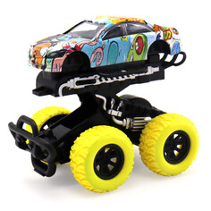 Машины Funky Toys Инерционная die-cast машинка с ярким рисунком и краш-эффектом 15.5 см FT8488-6