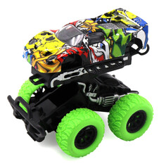 Машины Funky Toys Инерционная die-cast машинка с ярким рисунком и краш-эффектом 15.5 см FT8488-5