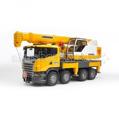 Машины Bruder Автокран SCANIA с модулем со световыми и звуковыми эффектами