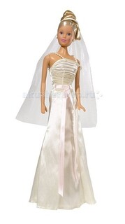 Куклы и одежда для кукол Simba Кукла Штеффи в свадебном наряде