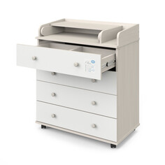 Комоды Комод Атон (Орион) Oliver 804 пеленальный ЛДСП (4 ящика) Aton