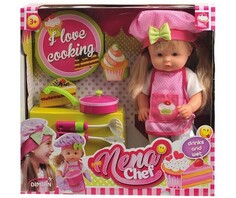 Куклы и одежда для кукол Dimian Кукла Nena Шеф-повар 36 см
