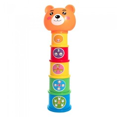 Развивающие игрушки Развивающая игрушка Bebelino Пирамидка Веселый зоопарк