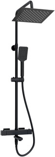 Душевая система 250 мм WasserKRAFT Abens A299.255.130.BM Thermo