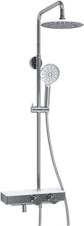 Душевая система 225 мм WasserKRAFT Aller A113.067.127.CH Thermo