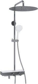 Душевая система 400 мм WasserKRAFT Aller A113.117.155.CH Thermo