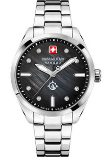 Швейцарские наручные женские часы Swiss military hanowa SMWLG2100803. Коллекция Mountain Crystal