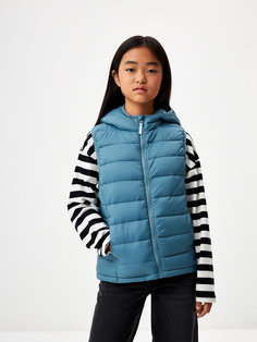 Базовый стеганый жилет для девочек