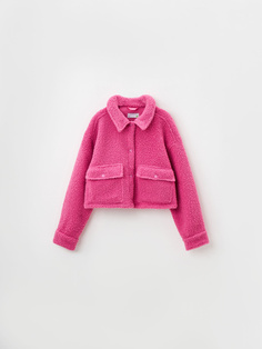 Меховая куртка-рубашка для девочки