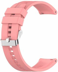 Ремешок Red Line для часов универсальный силиконовый рельефный, 22 mm, светло-розовый