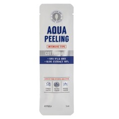 Ватная палочка для пилинга APIEU AQUA PEELING c 8% AHA и BHA-кислотами и экстрактом алоэ вера интенсивного действия 3 мл A'pieu