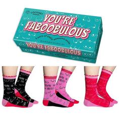 Носки You&apos;re Faboobulous, 3 пары, размер 37-42 Sock Academy