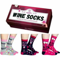 Носки Wine, 3 пары, размер 37-42 Sock Academy