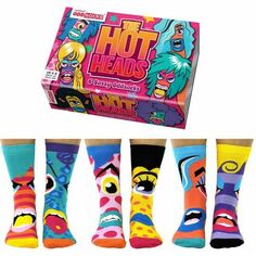 Носки The Hot Heads, 3 пары, размер 37-42 Sock Academy