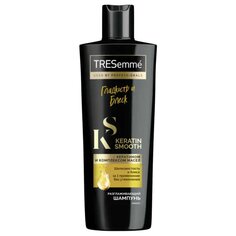 Шампунь TRESemme, Keratin Smooth с кератином и маслом Марулы, для сухих и поврежденных волос, 400 мл