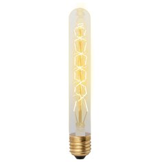 Лампа накаливания E27, 60 Вт, цилиндрическая, форма нити CW, Uniel, Vintage, UL-00000484