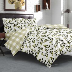 Постельное белье евростандарт, простыня 220х240 см, 2 наволочки 70х70 см, пододеяльник 200х220 см, Cleo, поплин, коллекция Pure Cotton, 30/270-PC