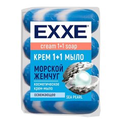 Крем-мыло Exxe, 1+1 Морской жемчуг, 4 шт, 90 г